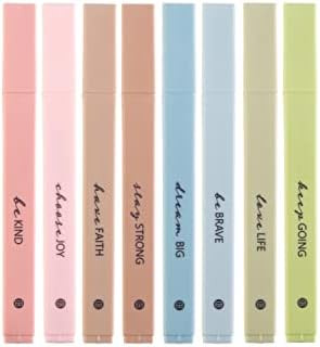 DiverseBee Bible Highlighters with Soft Chisel Tip, 8 Pack Assorted Colors Pens No Bleed, Quick D... | Amazon (US)