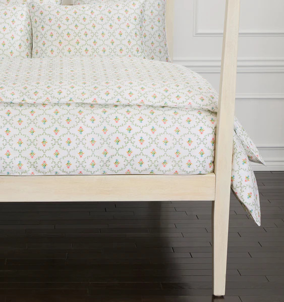 Pastel Trellis Duvet Cover | Hill House Home