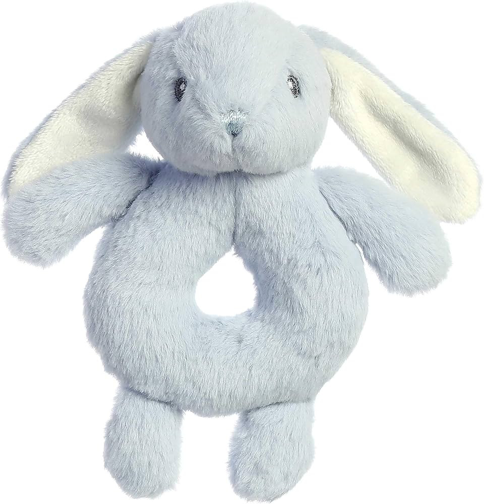 Aurora® Playful Dewey™ Ring Rattle Baby Stuffed Animal - Soft & Cuddly Toy - Imaginative Play ... | Amazon (US)