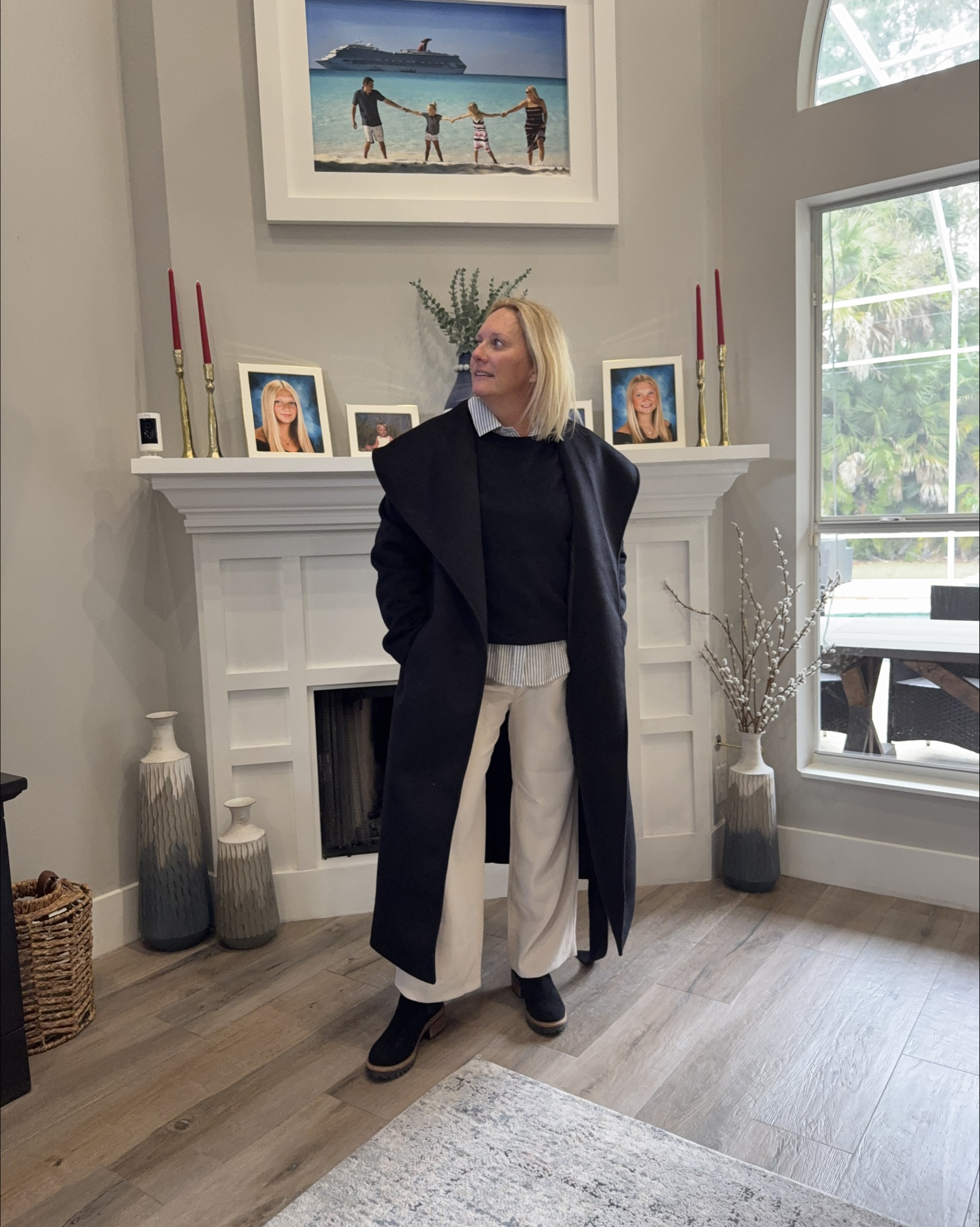 Winter Wardrobe Women: Chic Italy Sightseeing Outfit


This is one of my favorite vacation outfits for sightseeing in Italy during winter. A long tailored coat layered over classic neutrals creates a polished look that’s comfortable enough for walking all day while still feeling elevated. This outfit is perfect for women building a versatile winter wardrobe for travel — easy layers, relaxed trousers, and comfortable shoes that work for museums, cafés, and exploring European cities.

Ideal for anyone looking for stylish winter wardrobe women staples and effortless vacation outfits that transition from day to night.

#LTKMidsize #LTKOver40 #LTKTravel