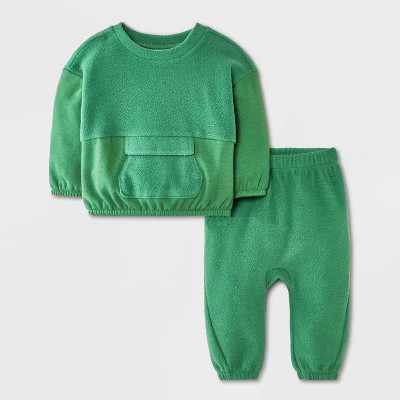 Baby Boys' 2pc Fleece Sweatshirt and Jogger Pants Set - Cat & Jack™ | Target