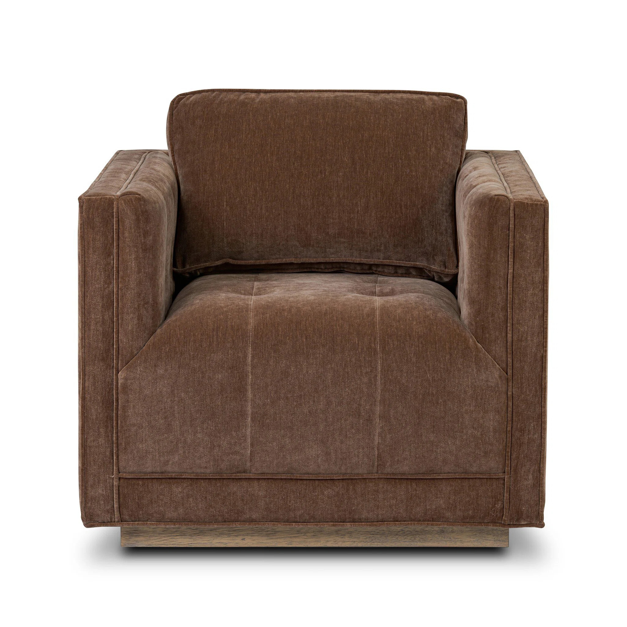 Kiera Upholstered Swivel Barrel Chair | Joss & Main