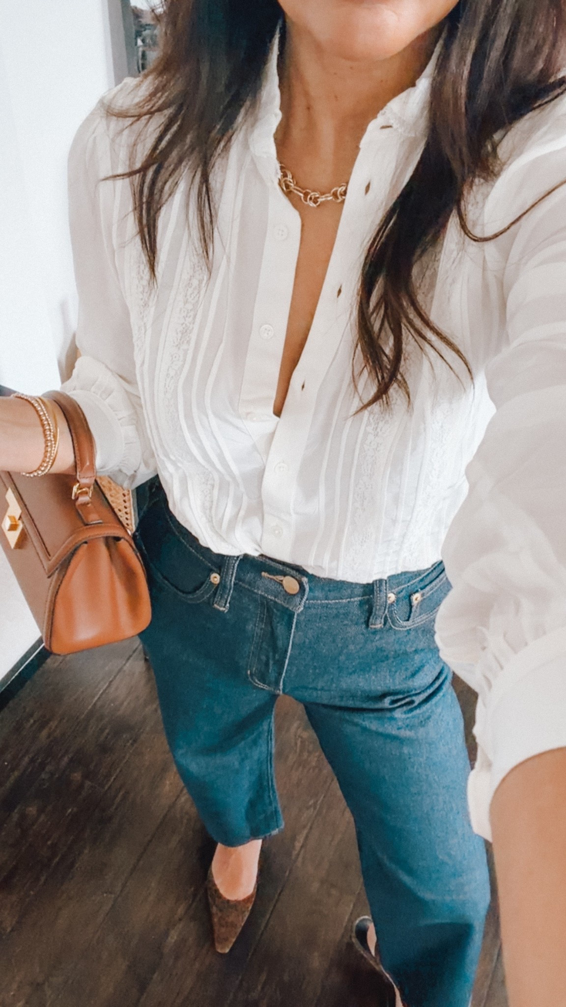 Love this Blouse! Feminine details, luxe fabrication 
Fits true to size I’m wearing a size 4 

#LTKSaleAlert #LTKOver40