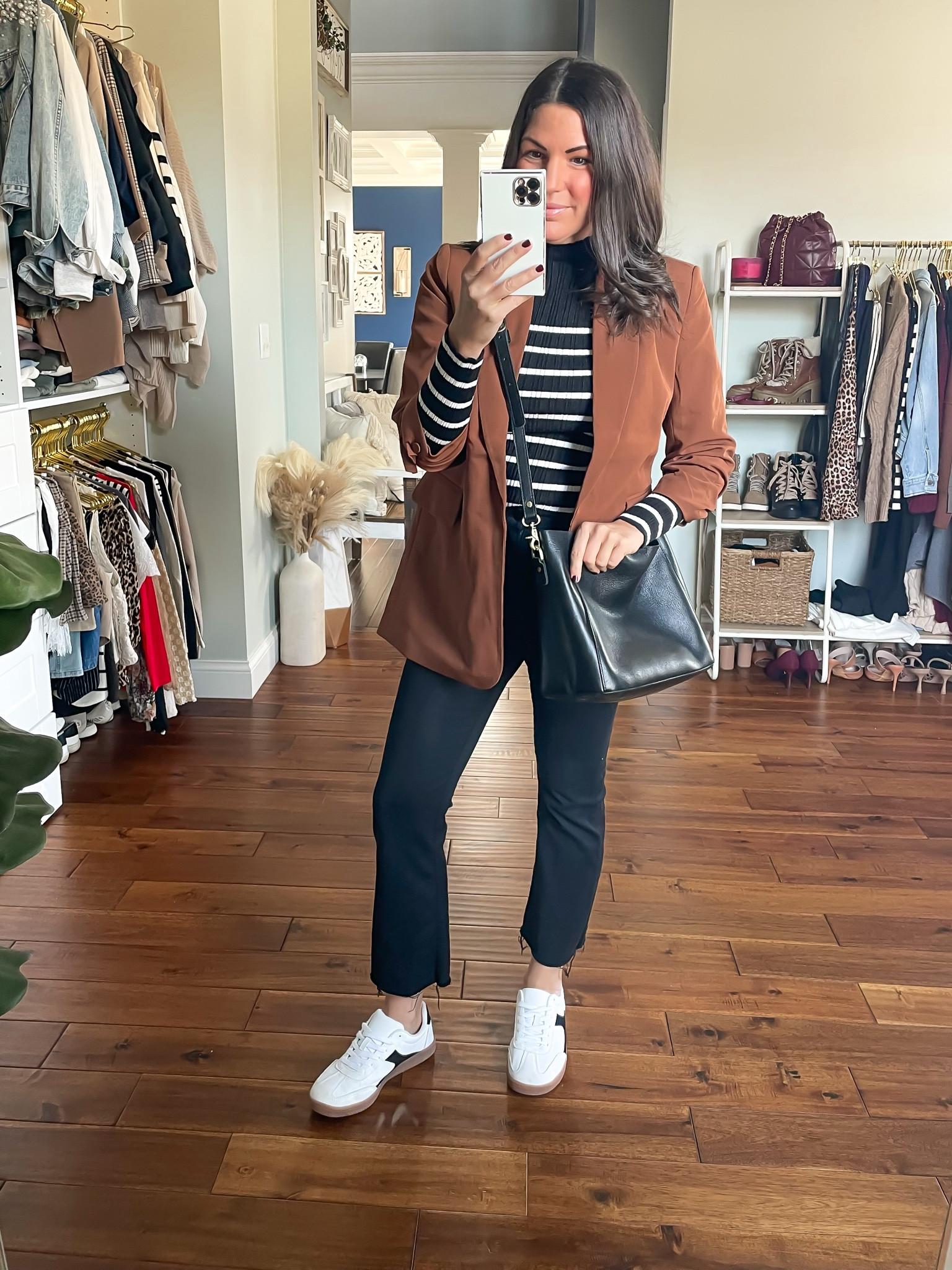 Casual meets dressy
Walmart blazer
Striped sweater 

#LTKStyleTip #LTKFindsUnder50 #LTKSeasonal