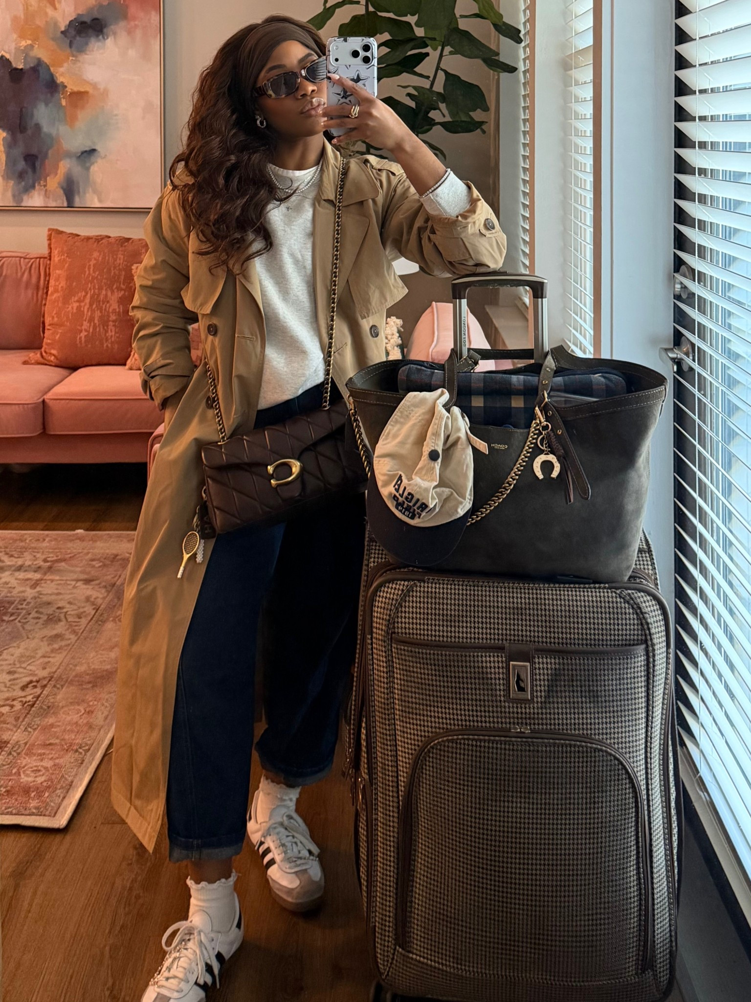 My go-to airport outfit formula: comfortable, layered, and still put together. A simple base paired with a lightweight trench and elevated accessories makes this perfect for travel days when you want to feel effortless but polished. Easy to rewear, restyle, and recreate—linking everything to shop this look ✨

Hashtags (LTK)#LTKStyle #AirportOutfit #TravelOutfit #ElevatedStyle #EffortlessStyle #CasualChic #EverydayOutfits #LTKFinds #WardrobeEssentials

#LTKTravel #LTKootd #LTKPetite