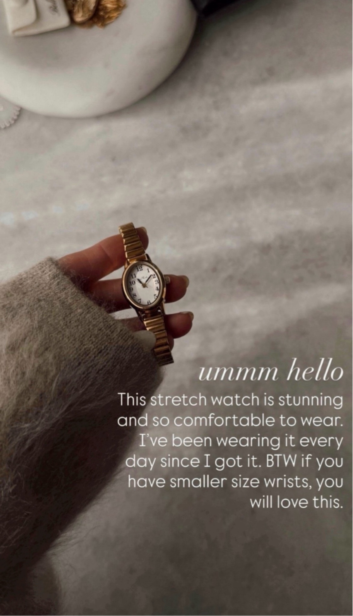 This stretch watch is stunning and so comfortable to wear. I've been wearing it every day since I got it. BTW if you have smaller size wrists, you will love this.

#LTKgrwm #LTKootd #LTKBeauty