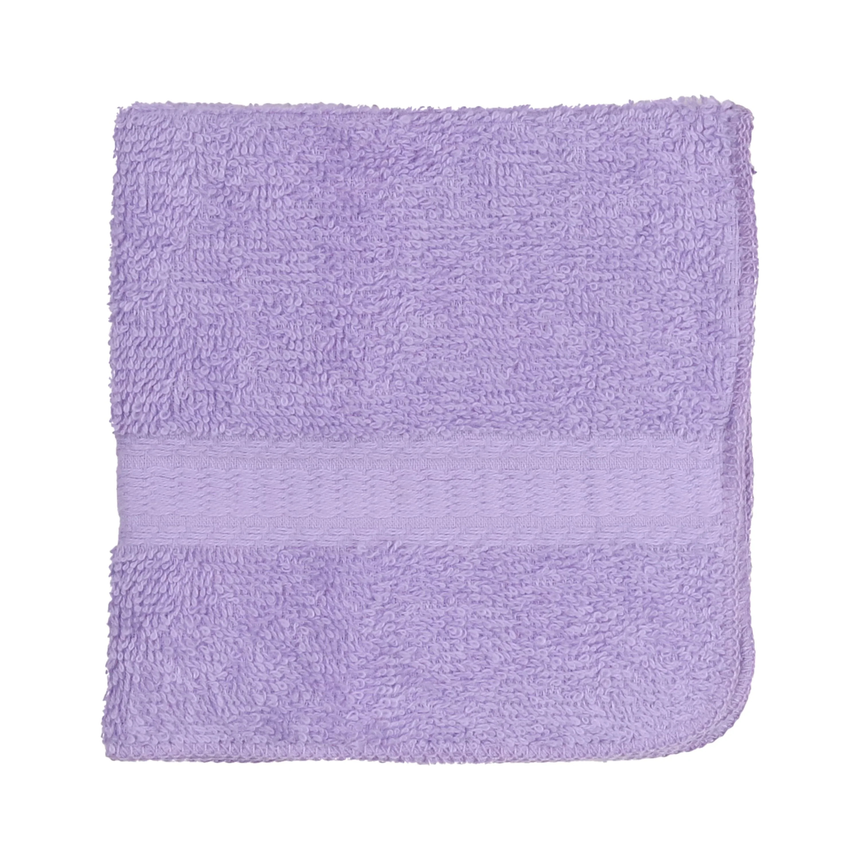 Mainstays 100% Cotton Washcloth, Super Soft and highly absorbent Basic Solid Premium Washcloth fo... | Walmart (US)