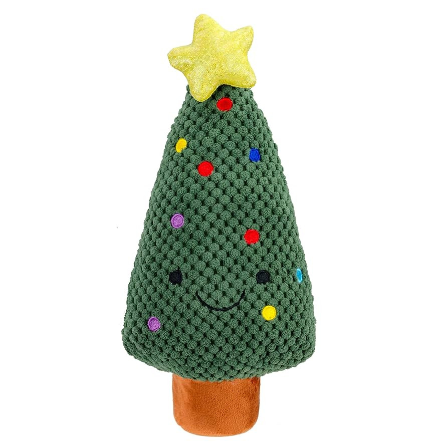 Giftable World Holiday Plush Pet Toy Fun for Christmas Designs with Squeaker Dog Chew Toy (10" Te... | Amazon (US)