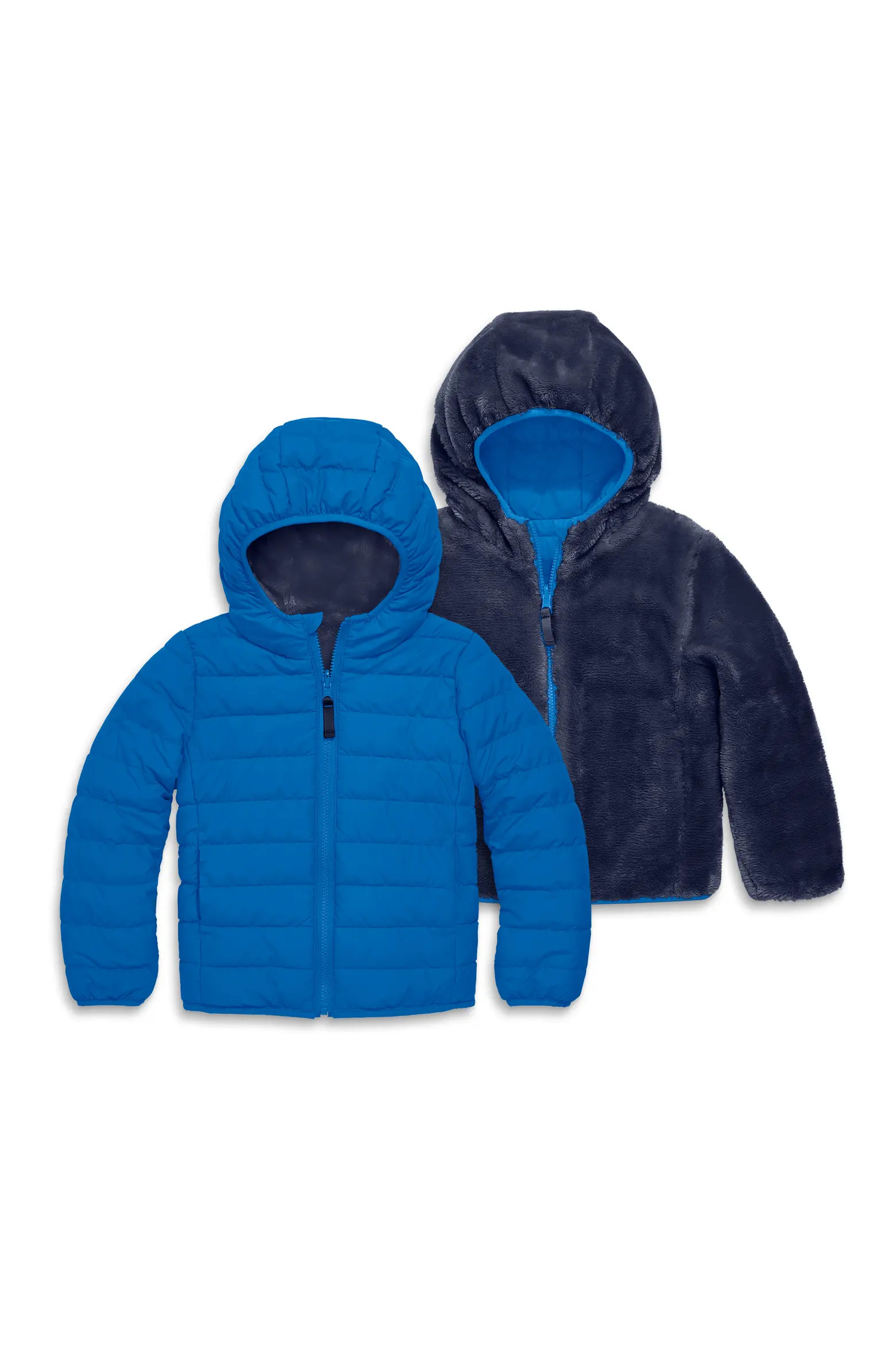 Kids' Reversible Fleece Puffer Jacket | Nordstrom | Nordstrom