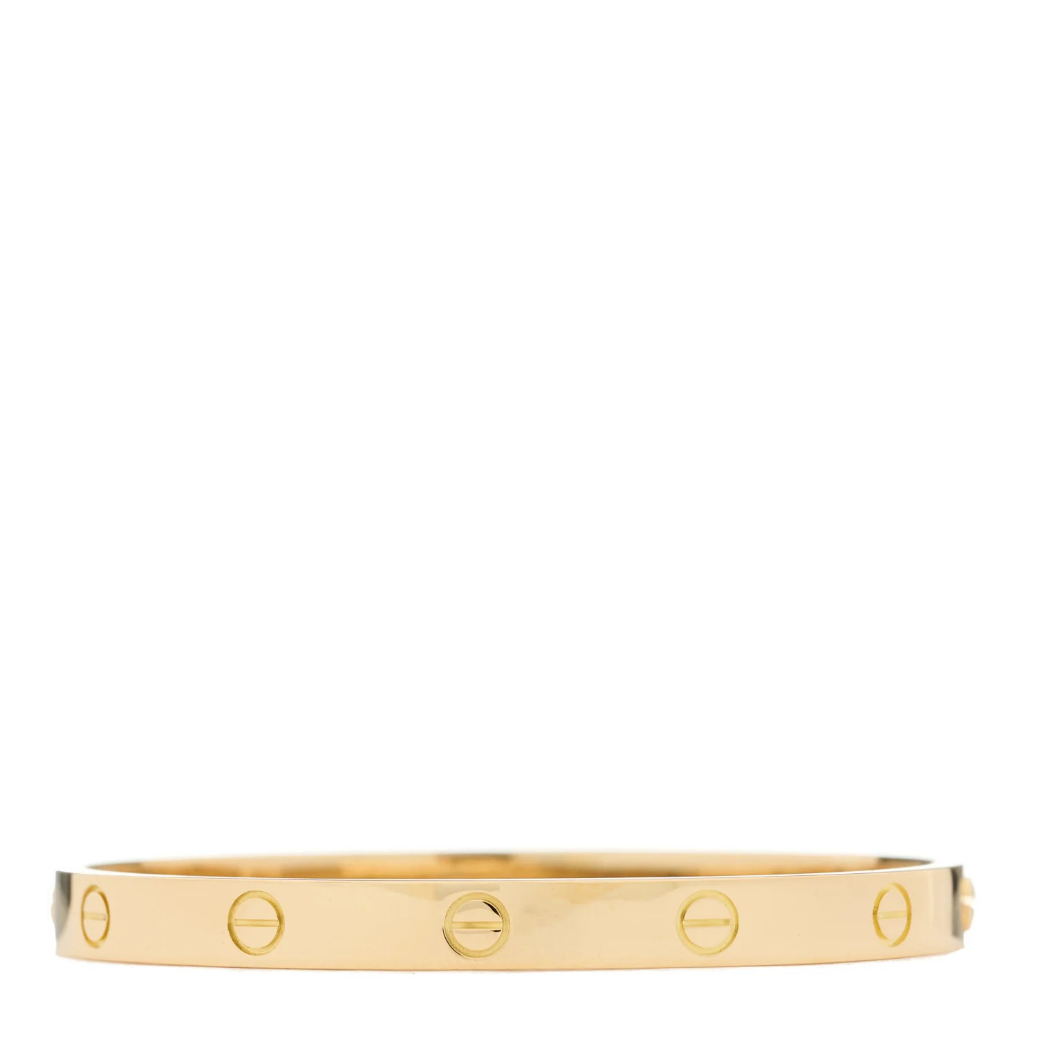 18K Yellow Gold LOVE Bracelet 18 | FASHIONPHILE (US)