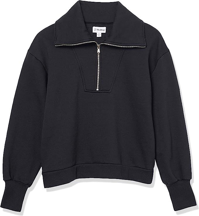 The Drop Women's Hayley Half Zip Fleece Sweatshirt | Amazon (US)