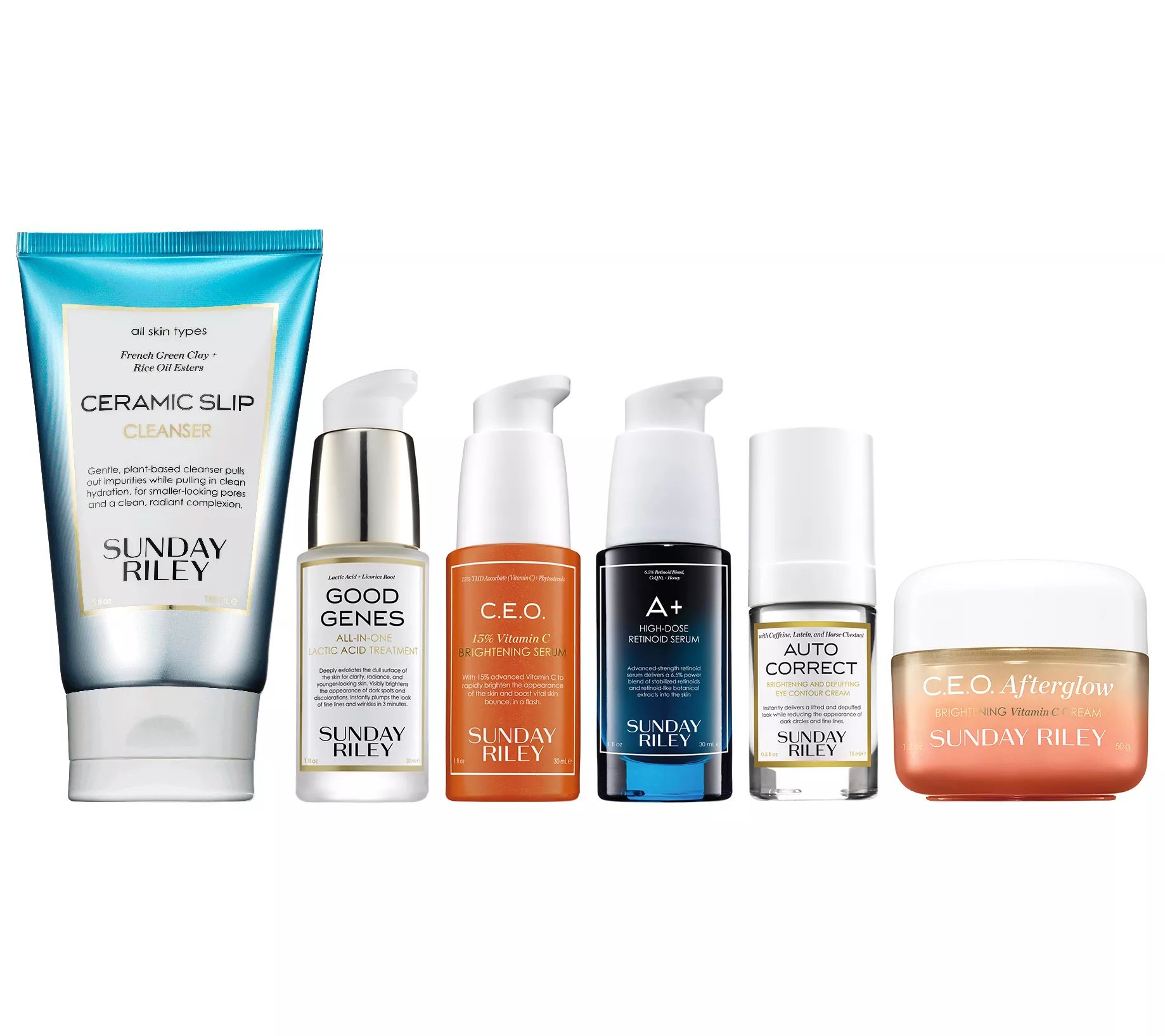 Sunday Riley Grand Collection 6-Piece Skincare Kit - QVC.com | QVC