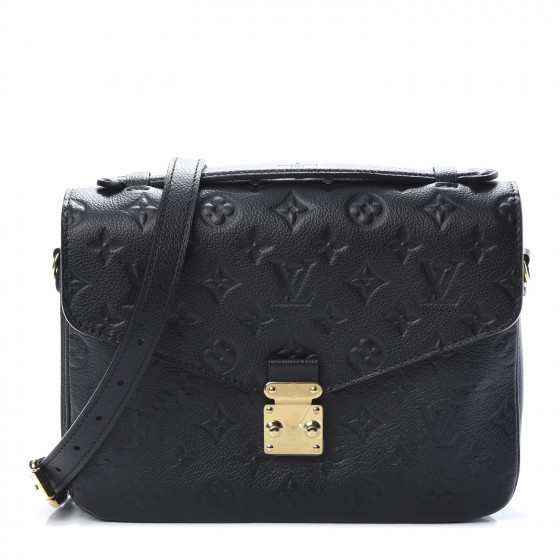LOUIS VUITTON Empreinte Pochette Metis Black | Fashionphile