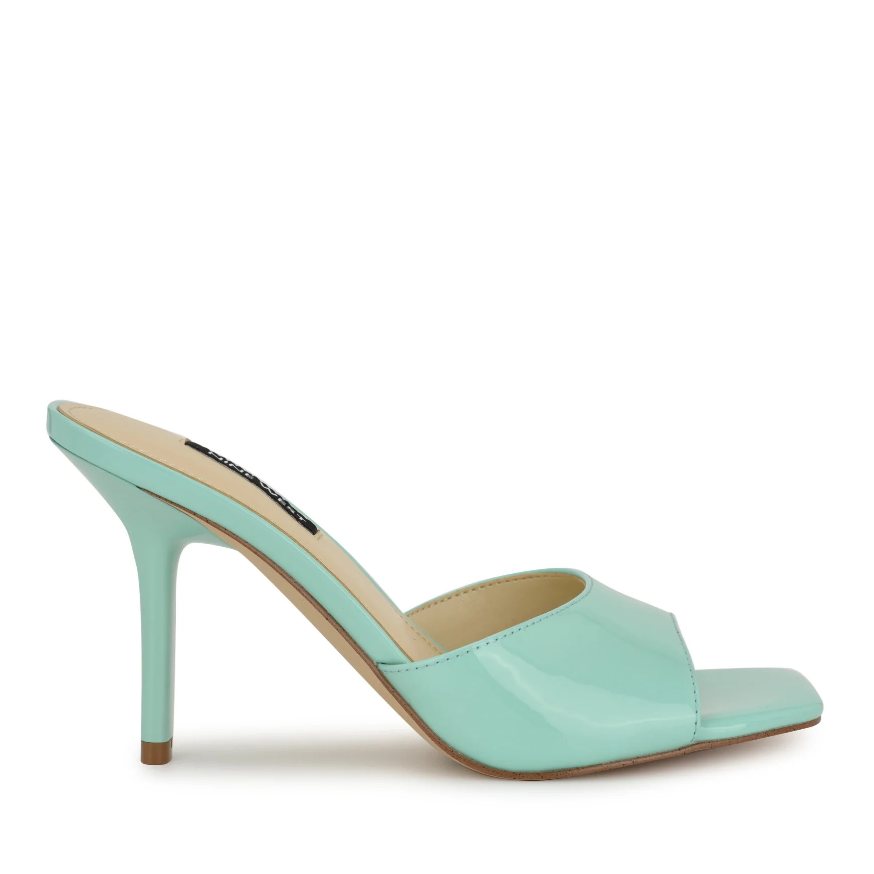 Women's Disko Dress Slide Sandals - Light Blue Patent | Nine West | Nine West (US)