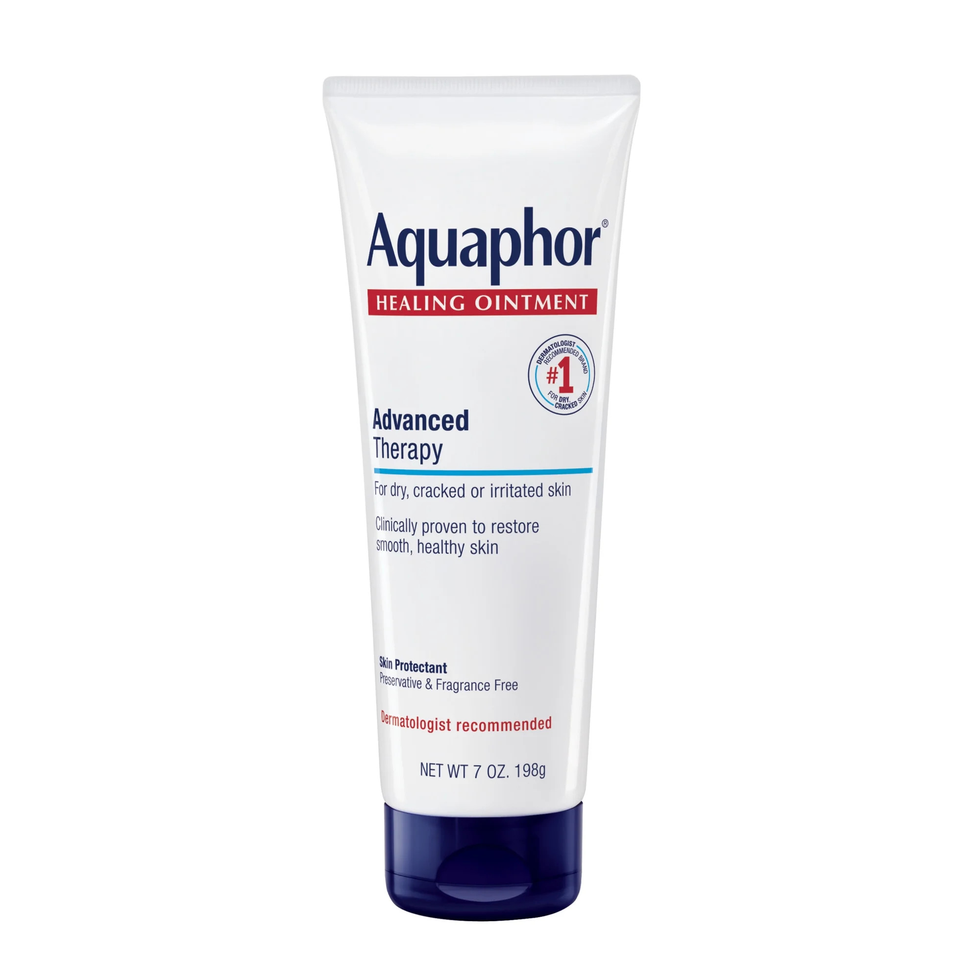 Aquaphor Healing Ointment Advanced Therapy Skin Protectant, 7 oz Tube | Walmart (US)