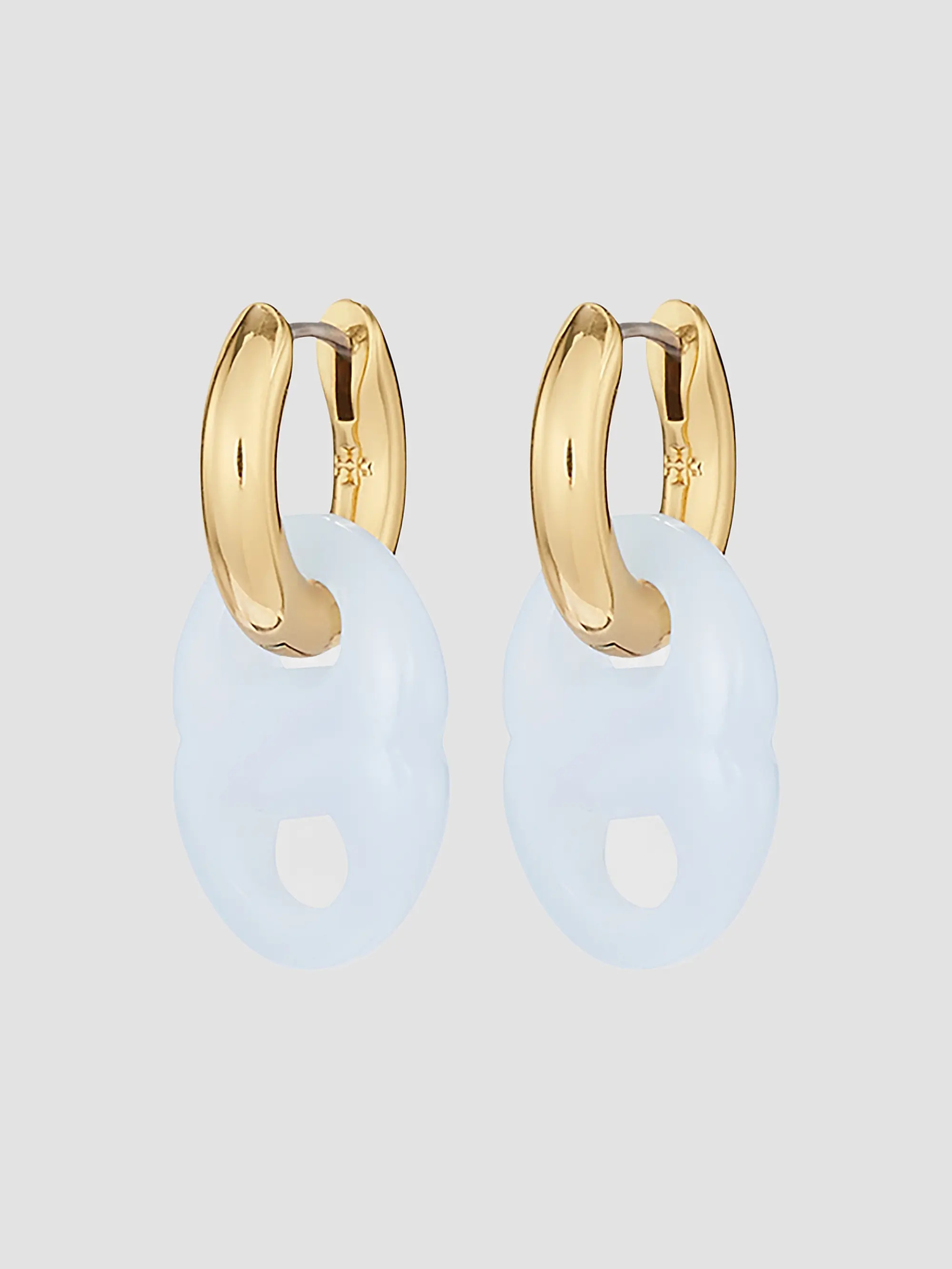 Gemini 18K-Gold-Plated & Jade Drop Earrings | Saks Fifth Avenue