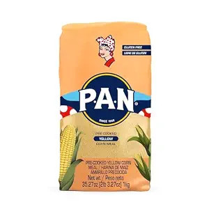 P.A.N. Yellow Corn Meal – Pre-cooked Gluten Free and Kosher Flour for Arepas (2.2 lb/Pack of 1) | Amazon (US)