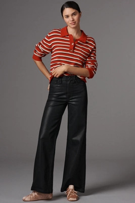 Pistola Lana High-Rise Wide-Leg Coated Jeans | Anthropologie (US)