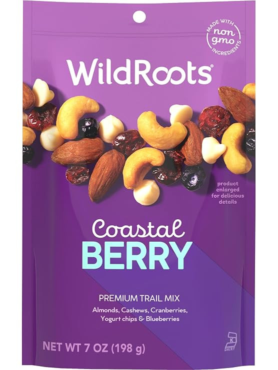 WildRoots Trail Mix, Made with Non-GMO Ingredients & Natural Flavor Coastal Berry, 7 Ounce (Pack ... | Amazon (US)