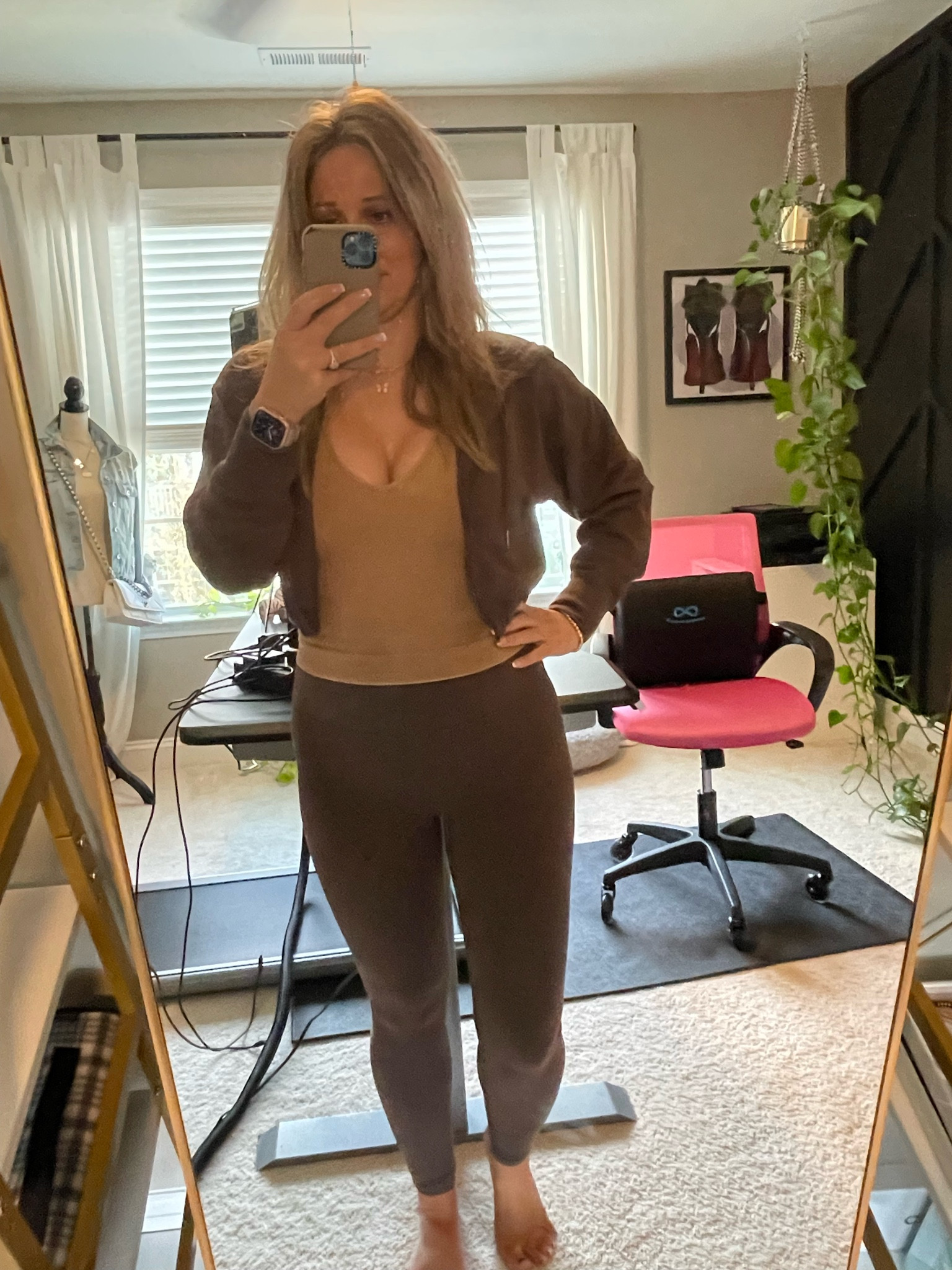 Lulu Dupe. So incredibly comfortable and budget friendly. Wearing Small in the jacket and leggings. Medium tank

#LTKfitness #LTKfindsunder50 #LTKstyletip