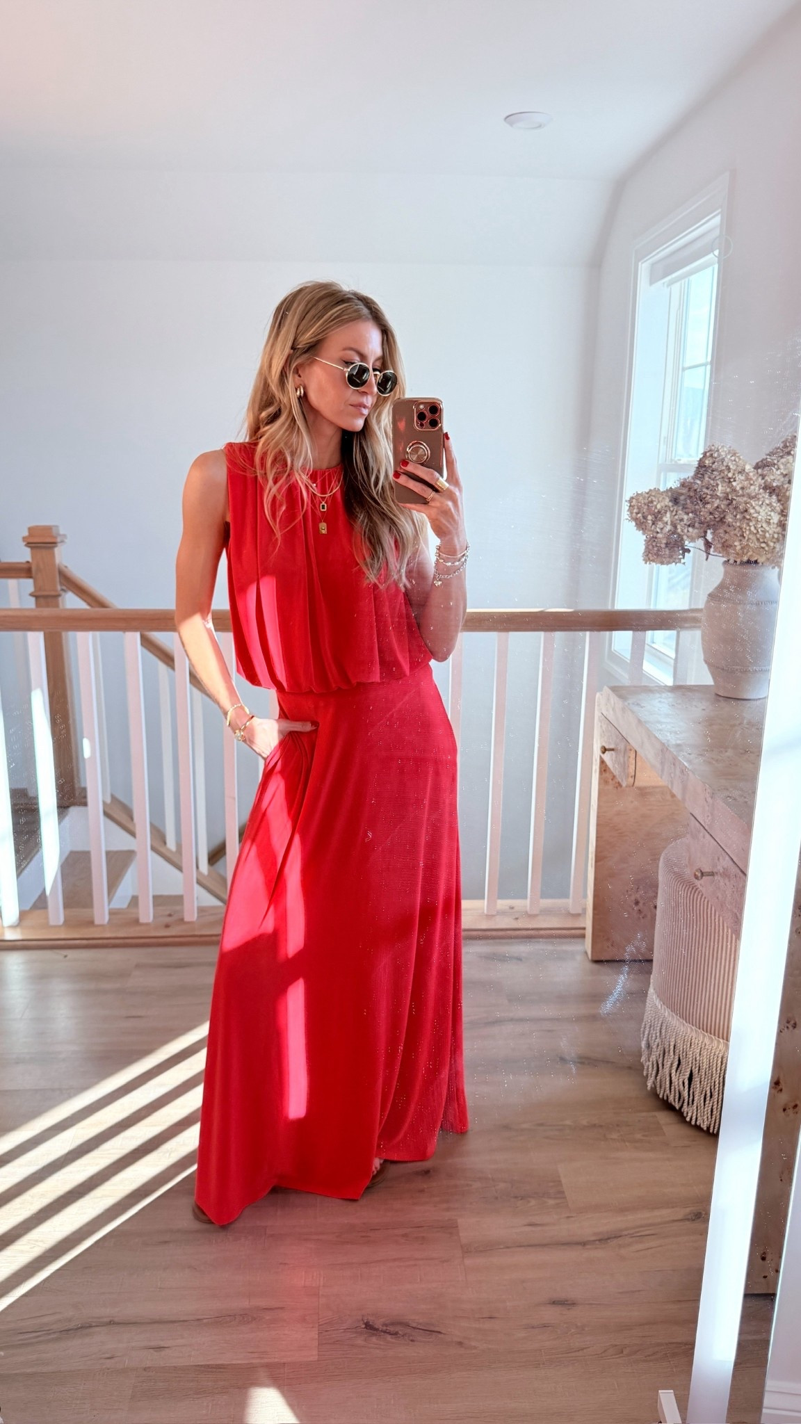 Coral maxi set! 
Top: wearing size small
Skirt: wearing size XS

#LTKootd #LTKgrwm #LTKSeasonal