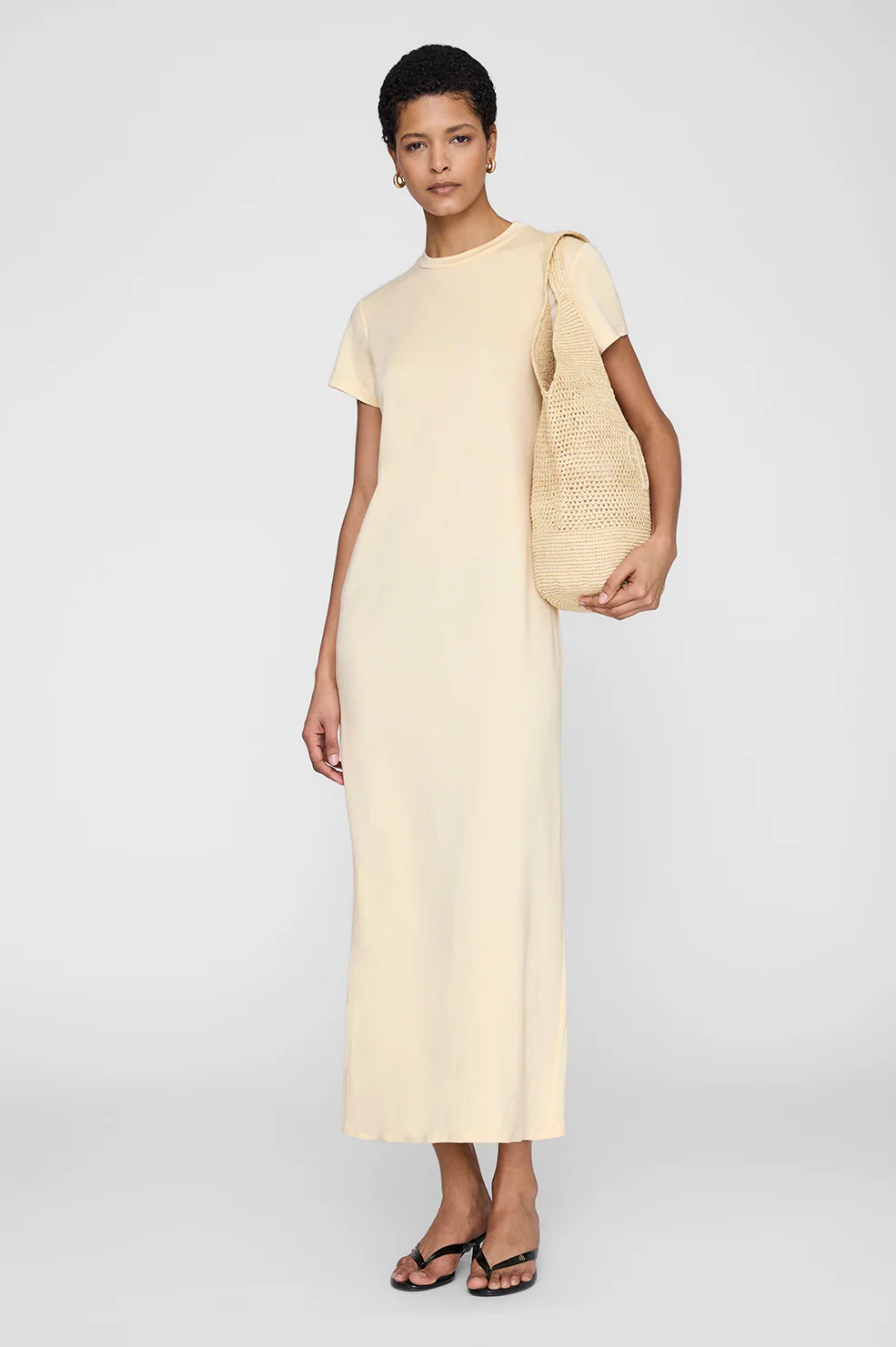 Wynne Dress - Butter Yellow | Anine Bing