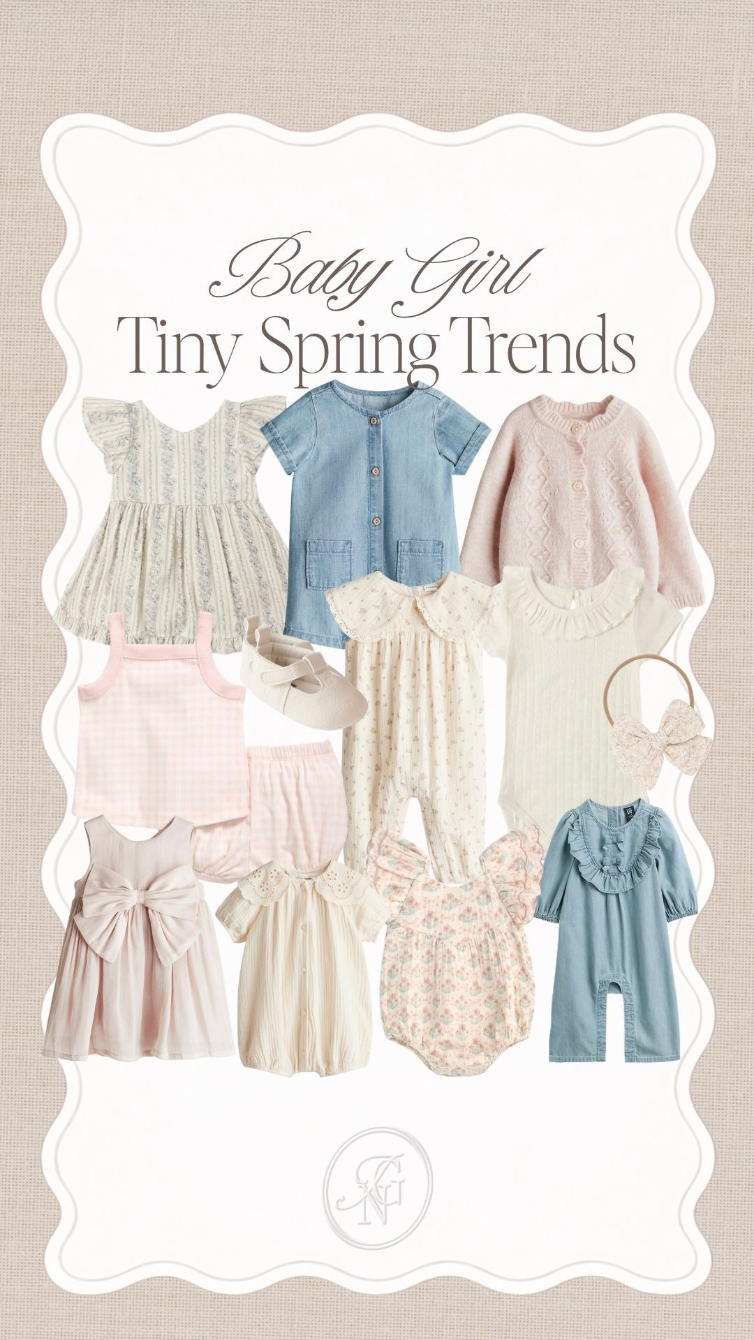 The sweetest baby girl spring finds in soft neutrals, delicate details, and timeless textures 🌸

#babygirlstyle #springbaby #babyfashion #neutralbaby #tinyspringtrends #ltkbaby #babyoutfits #babyfinds

#LTKKids #LTKBaby