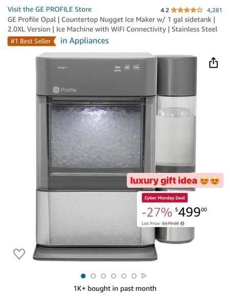 Luxury gift idea on sale for Cyber Monday — nugget ice maker for the home ❄️

#LTKhome #LTKGiftGuide #LTKCyberWeek