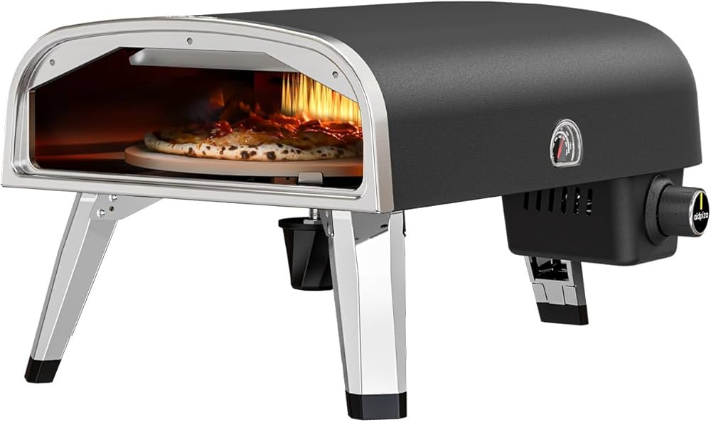 Outdoor Pizza oven gas Pizza oven outdoor Portable stainless oven outdoor built thermometer 12 in... | Amazon (US)