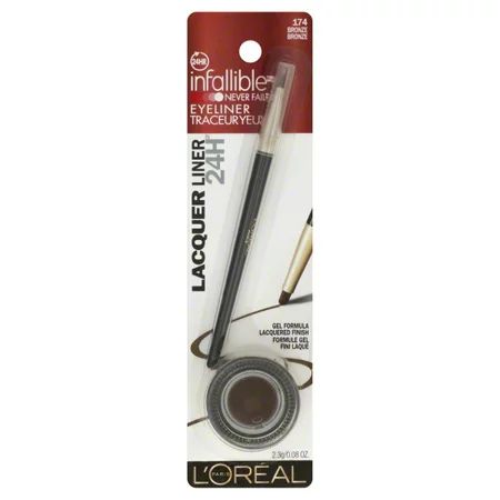 L'Oreal Paris Infallible Never Fail Gel Eyeliner, Bronze | Walmart (US)