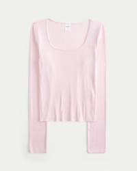 Pointelle Pajama Top | Hollister (US)