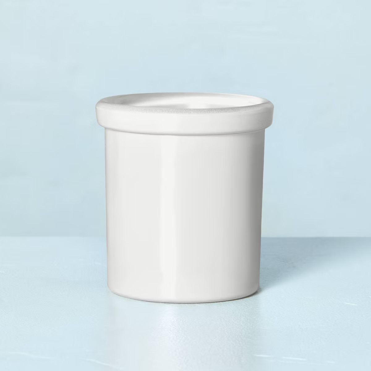 Colored Glass Salt Jar Candle Gray 6oz - Hearth & Hand™ with Magnolia: Soy Blend, 30hr Burn Tim... | Target