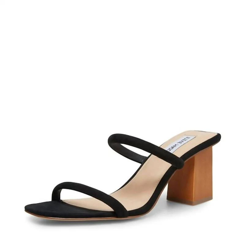 Steve Madden Honey Heel In Black - Black - 6.5 | Verishop