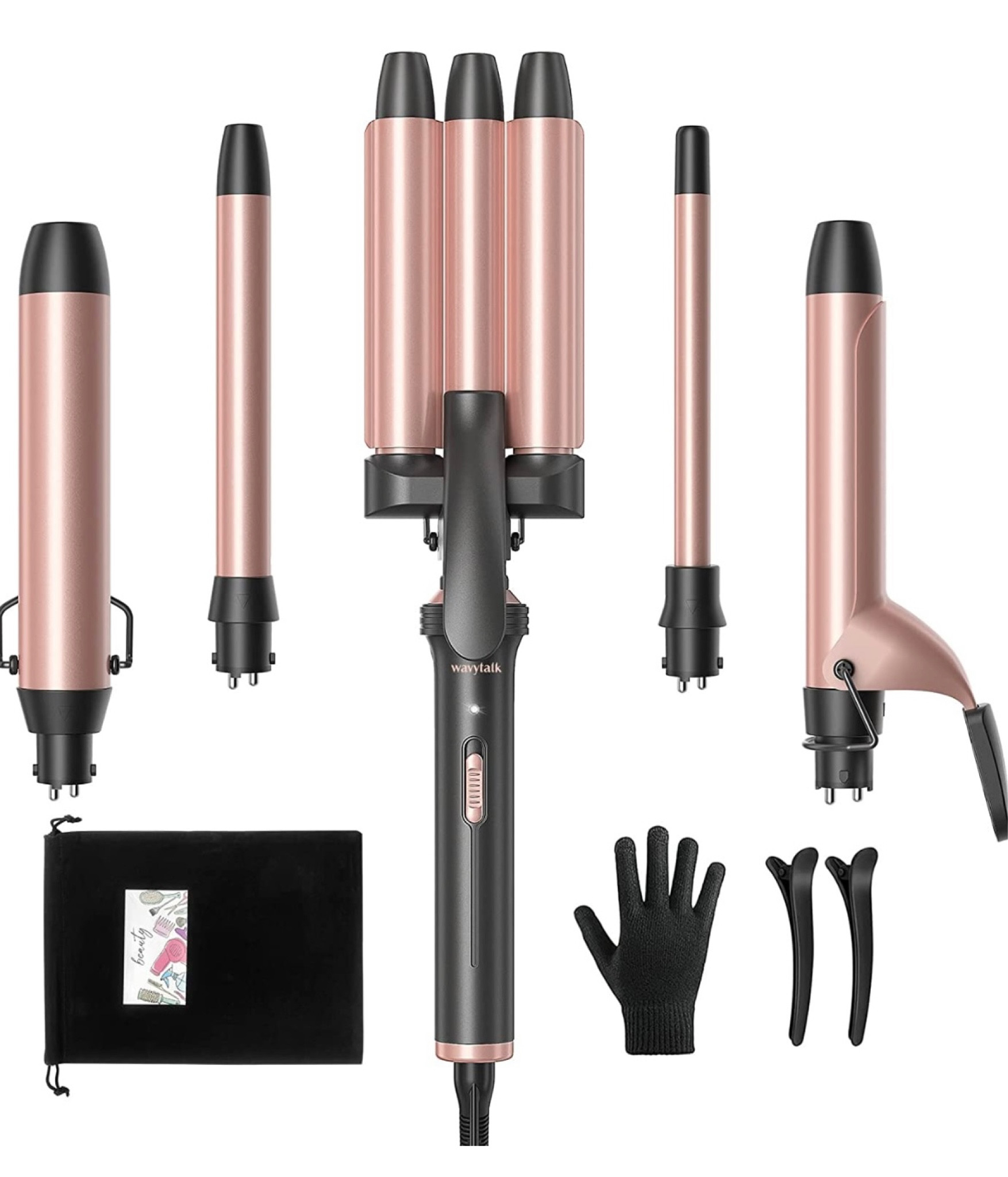 Create the perfect curls and waves with this 5 in 1 curling iron!🤩

#LTKFind #LTKbeauty #LTKsalealert