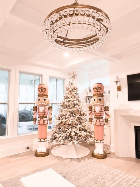 my nutcracker makeover! 🤍

blog post (chasing-chelsea.com) coming on saturday morning detailing the process, cost, and paint selections.
Pink christmas
Pink nutcracker
Porch nutcracker
6 foot nutcracker
King of christmas queen flock
Cast stone fireplace
New build
Christmas decor
Crystorama chandelier
Gold and white christmas
Grandmillenial christmas


#LTKhome #LTKHoliday #LTKunder100