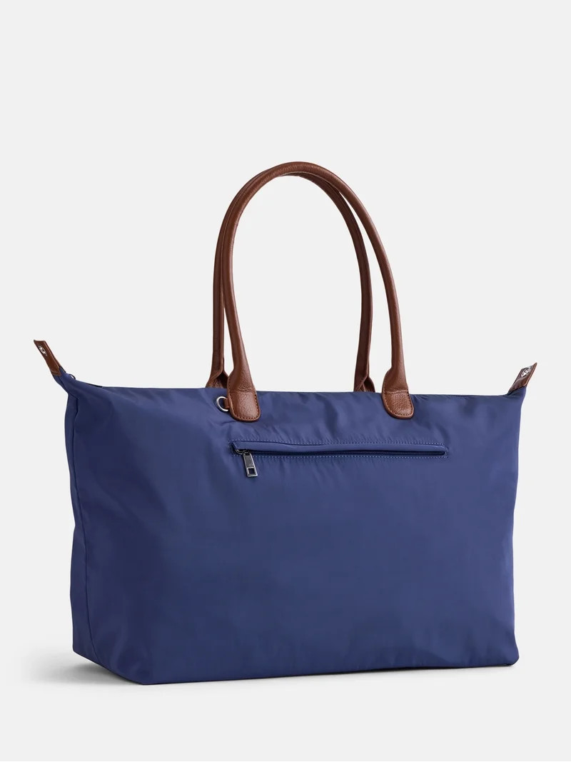 No Boundaries Weekender Tote Bag, Women's, Navy | Walmart (US)