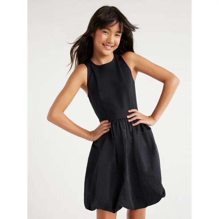 Scoop Girls Halter Bubble Dress, Sizes 4-18 | Walmart (US)