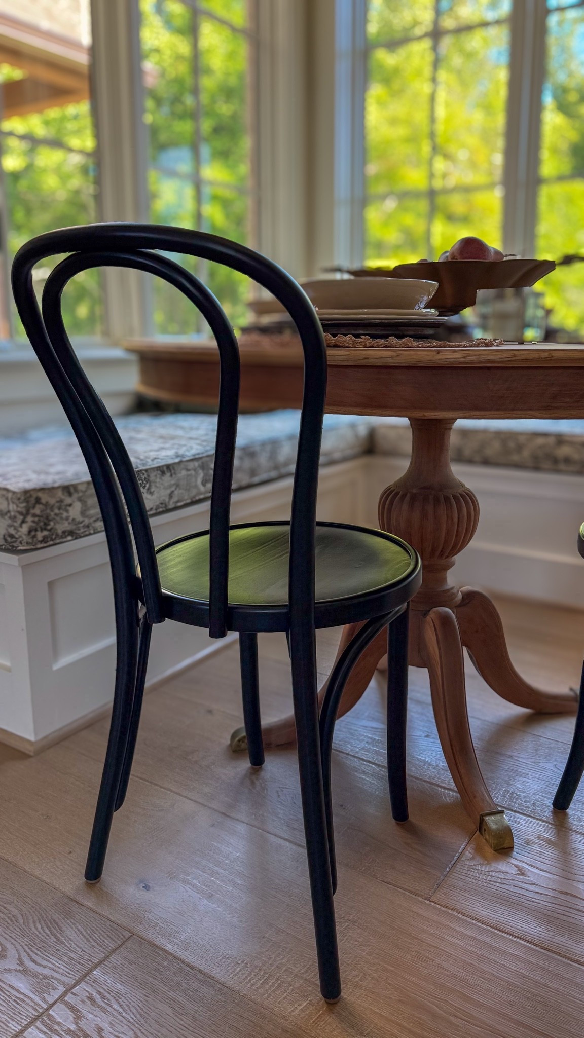 Our bentwood breakfast nook chairs! Also comes in walnut. Sold as a set!

#LTKHome
