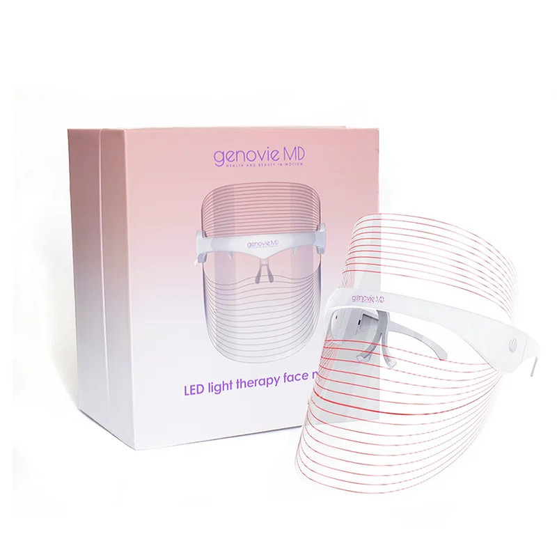 GenovieMD LED Light Therapy Mask - LED For Face, Skin Rejuvenation - White | Verishop