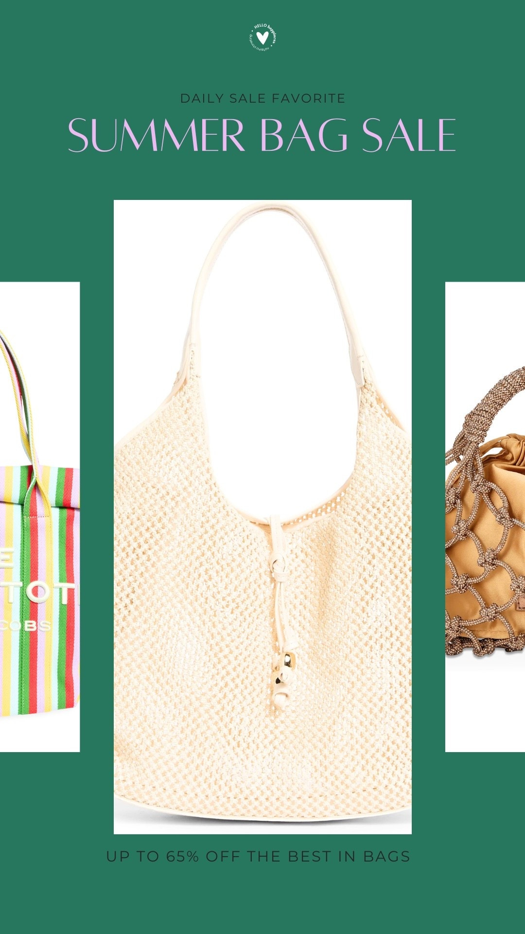 A good bag instantly pulls a look together ☀️ So many gorgeous summer styles are up to 65% off right now!

#LTKSaleAlert #LTKSeasonal #LTKootd