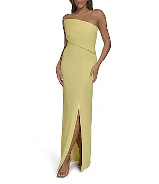 Vince Camuto One-Shoulder Origami Gown - 6 | Dillard's