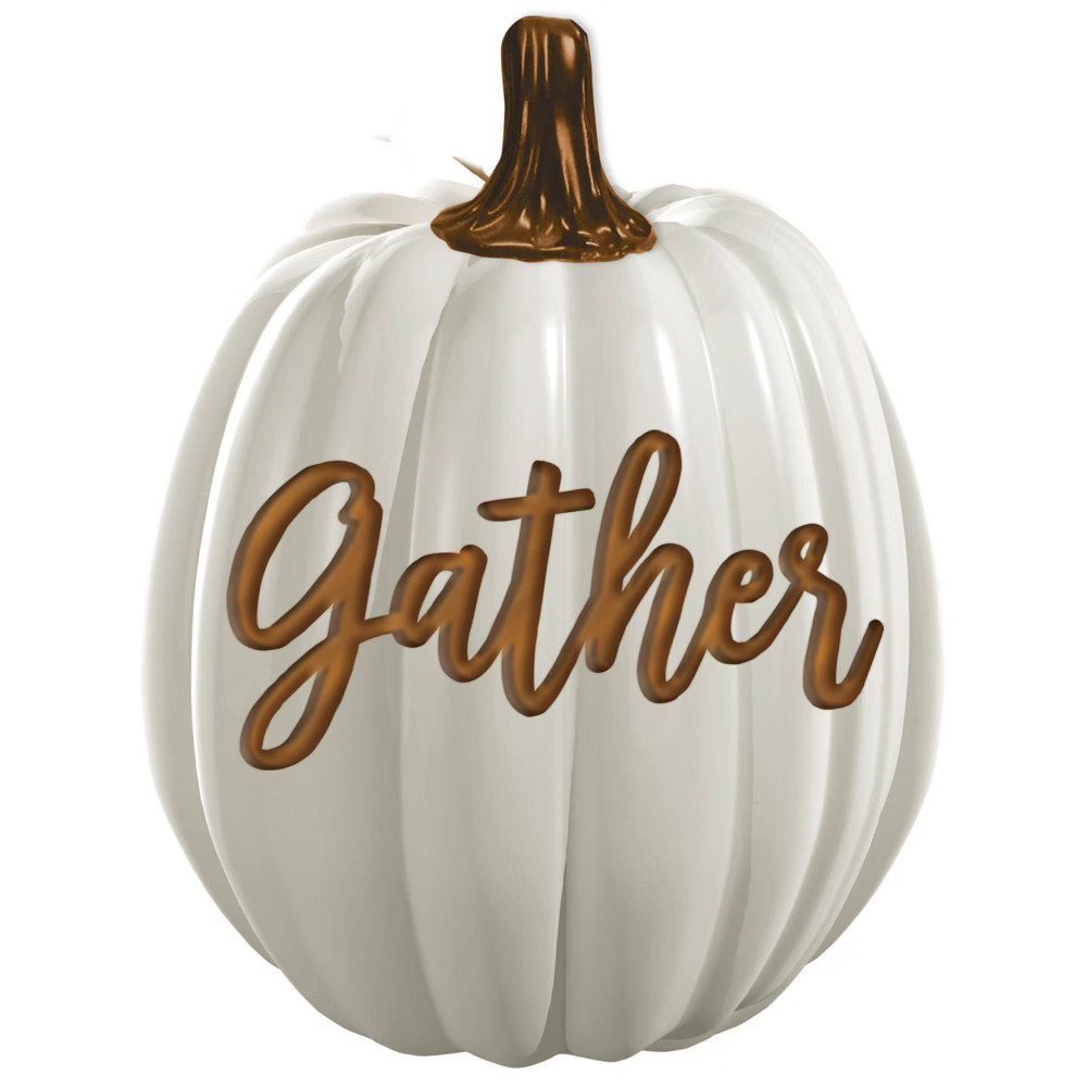 Medium Resin Gather Pumpkin | Target