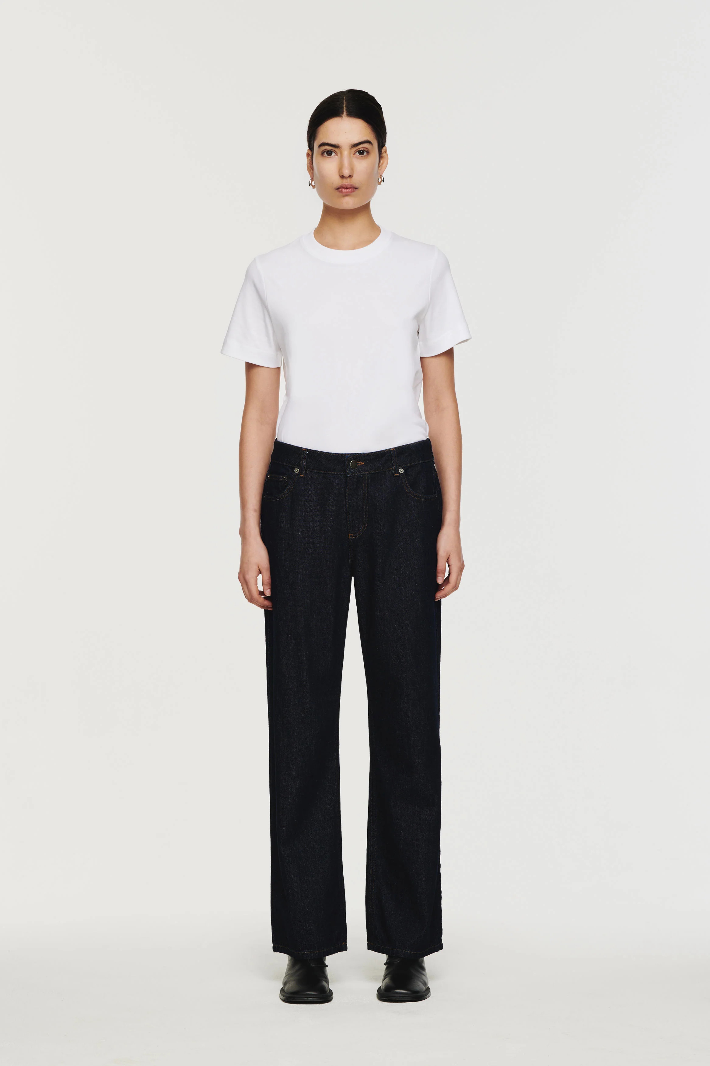 Miso | Perfect Long Straight Jeans in Indigo | ALIGNE | Aligne UK