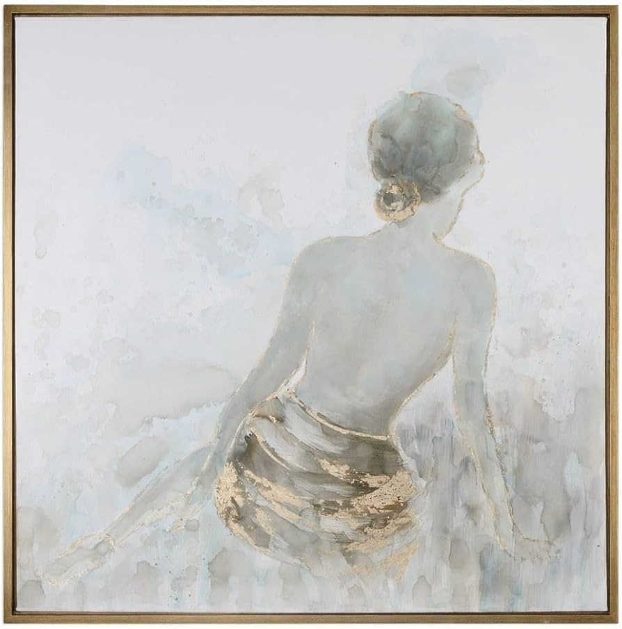 Uttermost Gold Highlights - 49.75 inch Hand Painted Canvas Art | Amazon (US)