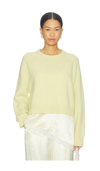 Soft Goat Cashmere Top in Yellow. - size M | Revolve Clothing (Global)