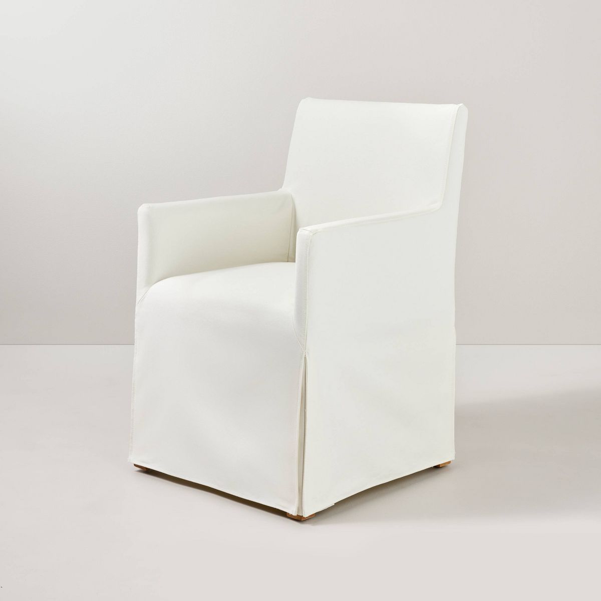 Canvas Slipcover Dining Chair - Cream - Hearth & Hand™ with Magnolia | Target