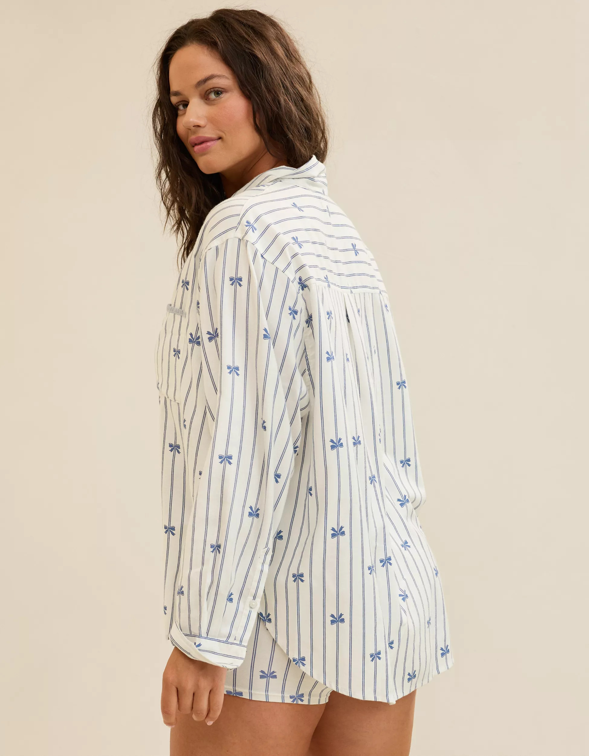 Aerie Flannel Pajama Shirt | Aerie