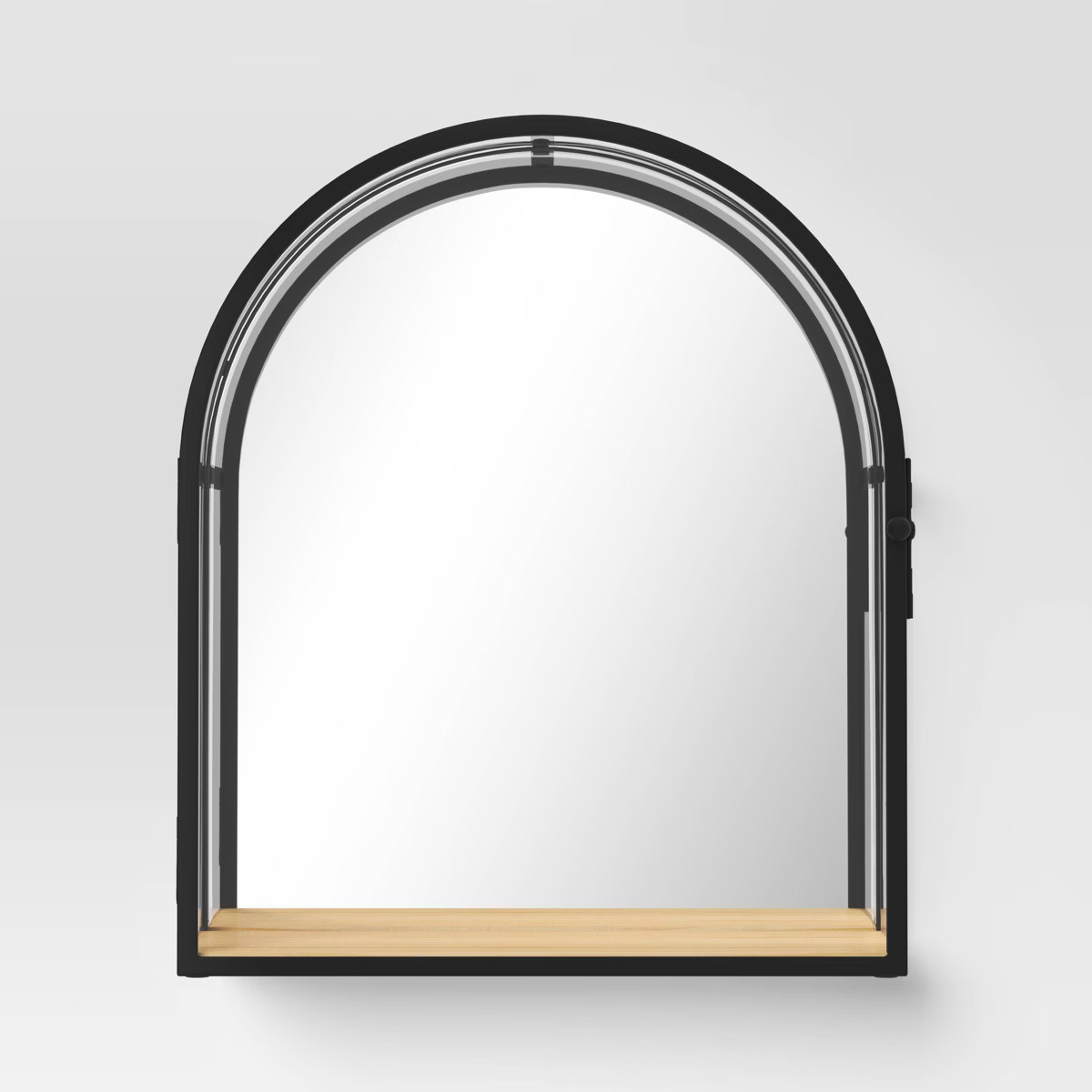 12"x14" Arched Mirrored Display Box Black - Threshold™ | Target
