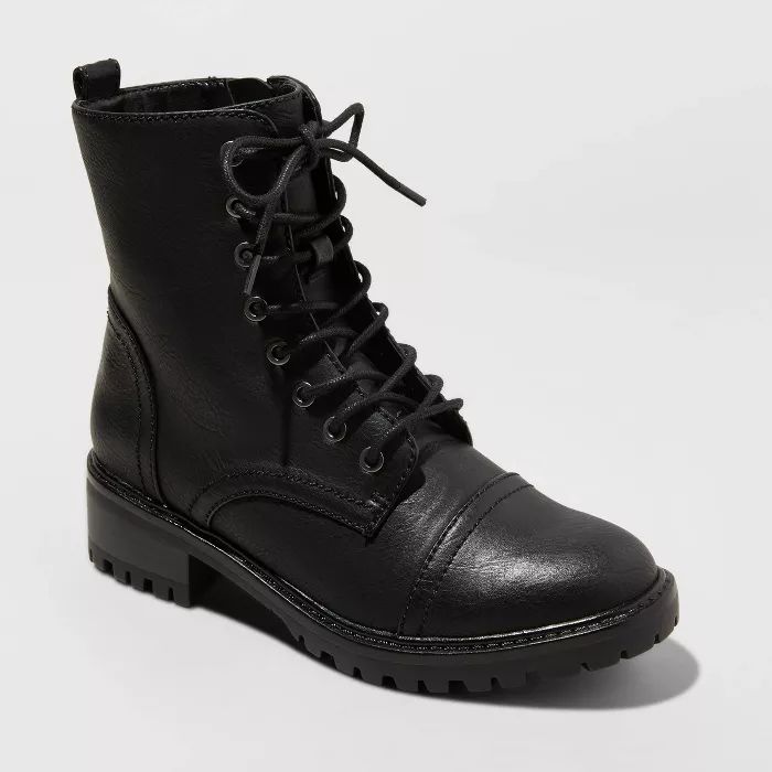 Women's Kamryn Lace Up Combat Boots - Universal Thread™ | Target