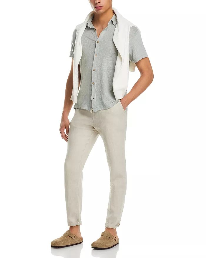 Alex Crane Bo Linen Regular Fit Drawstring Pants Back to results -  Men - Bloomingdale's | Bloomingdale's (US)